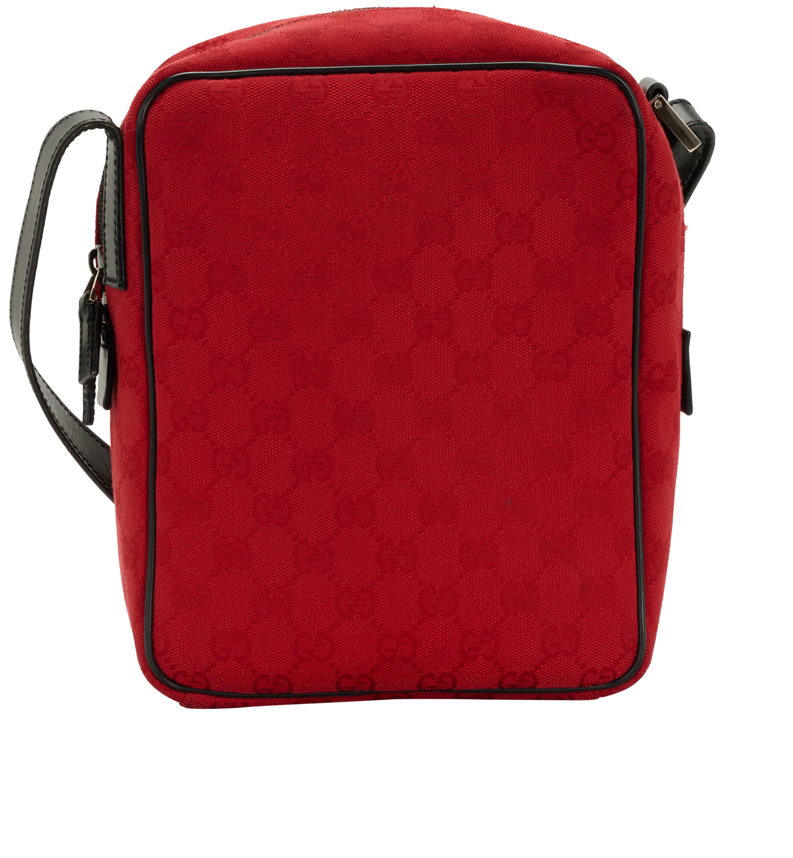 GG Messenger Bag, &pound;320, Handbags, Red, Canvas, Back view